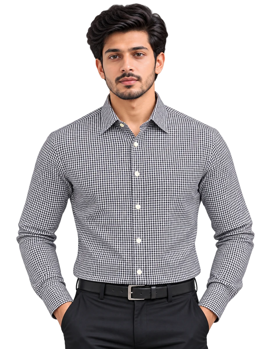 Casual Premium long sleeve shirt - B.W - 1003